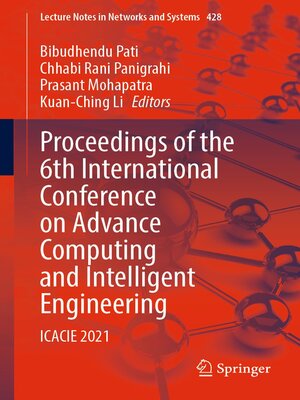 cover image of Proceedings of the 6th International Conference on Advance Computing and Intelligent Engineering